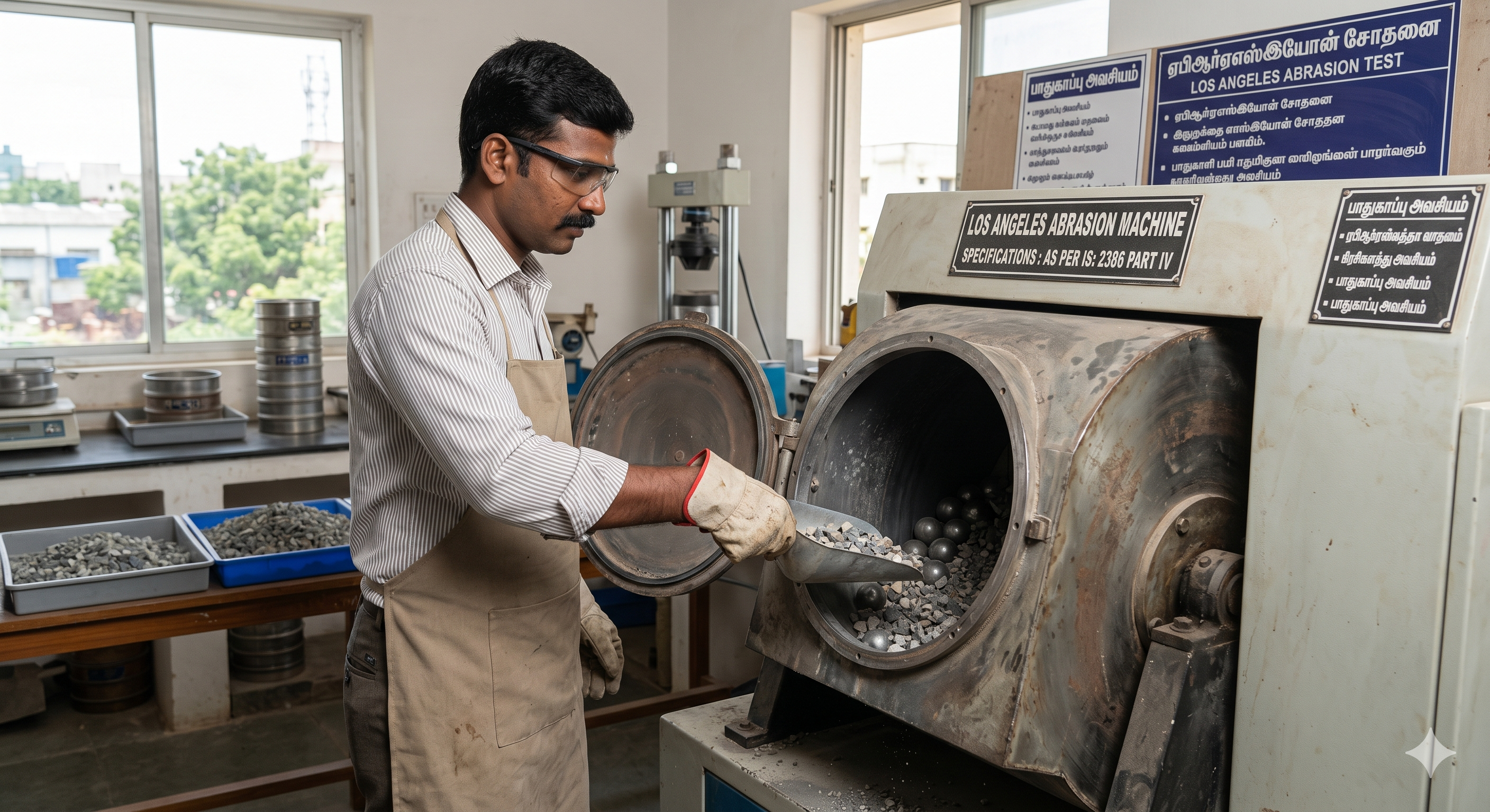 Los Angeles Abrasion Testing Machines